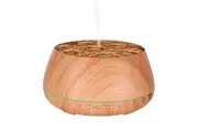 TODO 400Ml Bluetooth Humidifier Aromatherapy Diffuser Ultrasonic Led Speaker Dome - Woodgrain