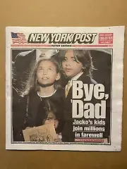 New York Post MICHAEL JACKSON Memorial Complete Newspaper July 8 2009 UNREAD