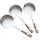 Long Handle Colander Filter Spoon Oil Skimmer Scoop Cooking Tools