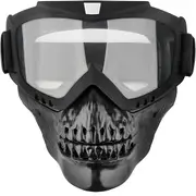 Skull Face Mask Eye Protection for Blasters & Outdoor Games