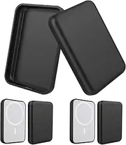 GHIJKL 2 Pack Case Compatible with Magsafe Battery Pack, Ultra-Thin TPU Shockproof Case Slim Scratch Resistant Cover Protective Bumper Shell for Magsafe Battery Pack, Black/Black