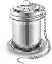 House Again Tea Infuser, Extra Fine Mesh Tea Strainers for Loose Tea, 18/8 Stain