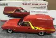 1:18 Ford Falcon XC Panel Van Red Flame Sundowner Collection (18792)