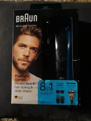 Braun All-in-One Trimmer 5 8-in-1 Styling Trimming Kit with Gillette Fusion5...