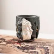 7CM Chinese Yinian God Demon Cup Tea Set Cup Kung Fu Tea Set Tea Cup