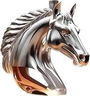 Whiskey Bottle - Creative Horse Head Wine Bottle | Glass Decanter Ornament Decoration for Whiskey Lovers Men Women Home Bar Cabinet Display