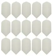 5 New Sets Rip Stop Nylon Fabric Slim Dart Flights - Ships w/ Tracking - White