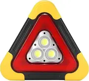 Triangle Car Warning Light - Solar Warning Triangles For Car LED | Multifunctional Portable Solar Charging | Waterproof Triangle Warning Light | Emerg Lamp