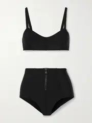 [Lisa Marie Fernandez] Lisa Marie Fernandez - Genevieve Neoprene Bikini - Black - 3 3 Black