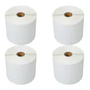 4 Rolls 500 Labels 4X6 Direct Thermal for Zebra LP 2642 2844 2442 Eltron ZP450