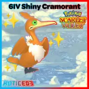✨Shiny Cramorant 6IV✨ Pokemon Scarlet & Violet Fast Trade Teal Mask DLC