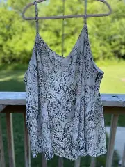 Torrid Sophie Chiffon Cami Size 6 NWT Mixed Animal Print Tank Lined