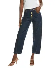 FRAME Denim Crop Balloon Rinse Jean