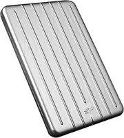 Silicon Power Armor A75 2TB Rugged External Hard Drive, Slim Aluminum Metal Case Military-Grade Shockproof USB 3.0 Portable HDD for Desktop Laptop PC Mac Computer