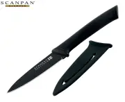 Scanpan 9cm Spectrum Soft Touch Utility Knife - Black