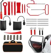 Moreeulsi Car Lockout Kit | Pull Hook J-Hook Stainless Steel Car Tool Kit,Professional Kit, Car Repair Tools with Storage Bag for Household Work
