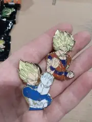 Dragon Ball Super Goku And Vegeta Glow In The Dark Mystery Mini Enamel Pin Lot