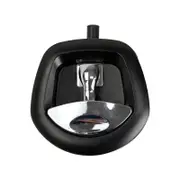 Sunrise T Lock Whale Tail Chrome Handle with Black Housing - TLWTSB