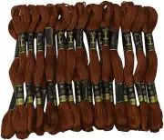 Anchor Stranded Cotton Thread for Cross Stitch/ Embroidery Color - Brown 357