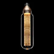Next Glow Decorative LED Light Bulb E26 Medium Base, Laser-Cut Inner Pillar with