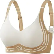 [Generic] Bra's for Women Soft Comfortable Gather Bra Wireless Up Bra Bra Women Lingerie Everyday Sports Bras Womens Bras No Underwire Padded