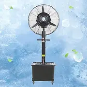 Heavy Duty High Velocity Pedestal Fan,Industrial Standing Fan With Adjustable Height And Tilt,Metal Fan For Industrial, Commercial, Residential, Greenhouse(A)