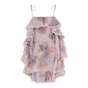 [ZIMMERMANN] Cascadian Ruffle Mini Dress