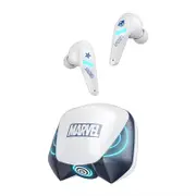 BTMV15 Iron Man Wireless TWS Bluetooth Earphone Noise Reduction Sports Gaming Waterproof Earbuds with Mic Headsets-White