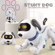 RC Robot Dog Toy - Voice Control Electronic Stunt Puppy for Kids 6-10 Years Old
