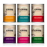 在飛比找蝦皮商城優惠-紐西蘭 CRIUS 克瑞斯 無穀犬用寵物主食餐罐 375g【