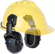 Kalence Bluetooth Hard Hat Ear Muffs, NRR 28dB Adjustable Cap-mounted Bluetooth