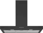 Smeg 90cm T Shape Chimney Rangehood Matte Black