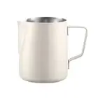 Stainless Steel Milk Frothing Jug Round Spout Latte Art Jug Milk Pitcher6366