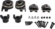 RC Steering Weight Kit Brass Counterweight, Easy Installation RC Car Upgrade Accessory, Enhanced Driving Simulation, Attractive Chamfered Look, Sturdy Brass Material, Compatible w