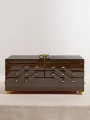 [Marla Aaron] Marla Aaron - The Everything Resin Jewelry Box - Brown - One size One size Brown