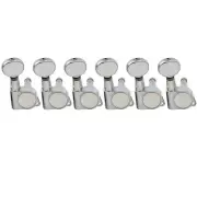 Wilkinson Chrome 6 Inline E-Z-LOK Guitar Machine Head Tuning For Fender Guitar