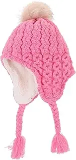 [WRITWAA] Baby Hat for Winter Knitted Infant Hat Pom Pom Comfortable and Warm for Newborns and Toddlers