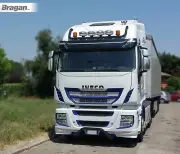 Roof Bar BLACK + Spots + Beacons For Iveco Stralis Cube + HW Active Space Time