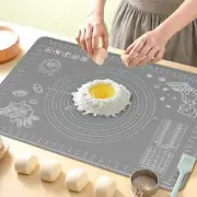 Silicone Pastry Mat Extra Thick Non-stick Baking Mat, 32" x 24" Rolling Dough...