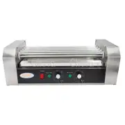 Clivia Electric 12 Hot Dog 5 Roller Grill Cooker Machine 750-Watt Warmer Cooker
