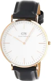 Daniel Wellington Women'S Quartz Watch Analog Display and Leather Strap, DW00500