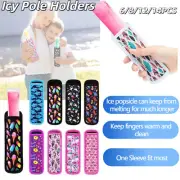 Colorful Icy Pole Holders Zooper Dooper Cover Kids Ice Lolly Iceblock Sleeve