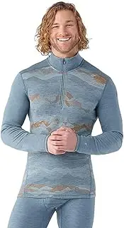 [Smartwool] Men’s Base Layer Top - Merino 250 Wool Active 1/4 Zip Outerwear