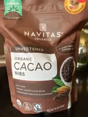 Navitas Organics UNSWEETENED ORGANIC CACAO NIBS , 16 Ounce