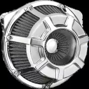 AN Inverted Air Cleaner Kit Beveled Chrome Harley Softail CVO 14-15
