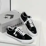 #ETHEL CONVERSE ONE STAR PRO 麂皮 黑 低筒 滑板鞋 全黑 休閒 男女鞋 171327C