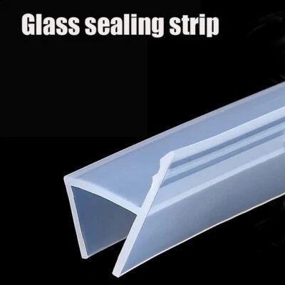 H Shape Glass Seal Strip Bath Shower Screen Weather Silicone Stopper for Door