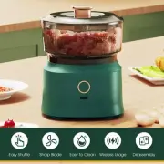 350ml Electric Garlic Chopper Mini Cordless Meat Grinder USB Rechargeable teuoO