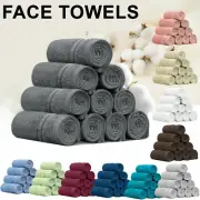 Soft Cotton Bath Towel Hand Towel Face Washer Bath Mat Sheet Bath Towel Cloth AU