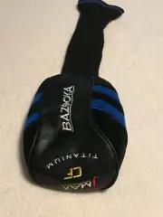Tour Edge JMAX CF Bazooka Titanium Embroidered Driver Golf Headcover NEW